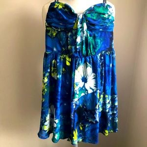 Xoxo strapless floral summer dress